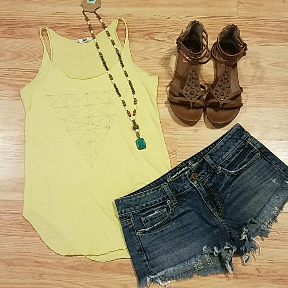 Light Yellow MNG Silver Diamond Tank